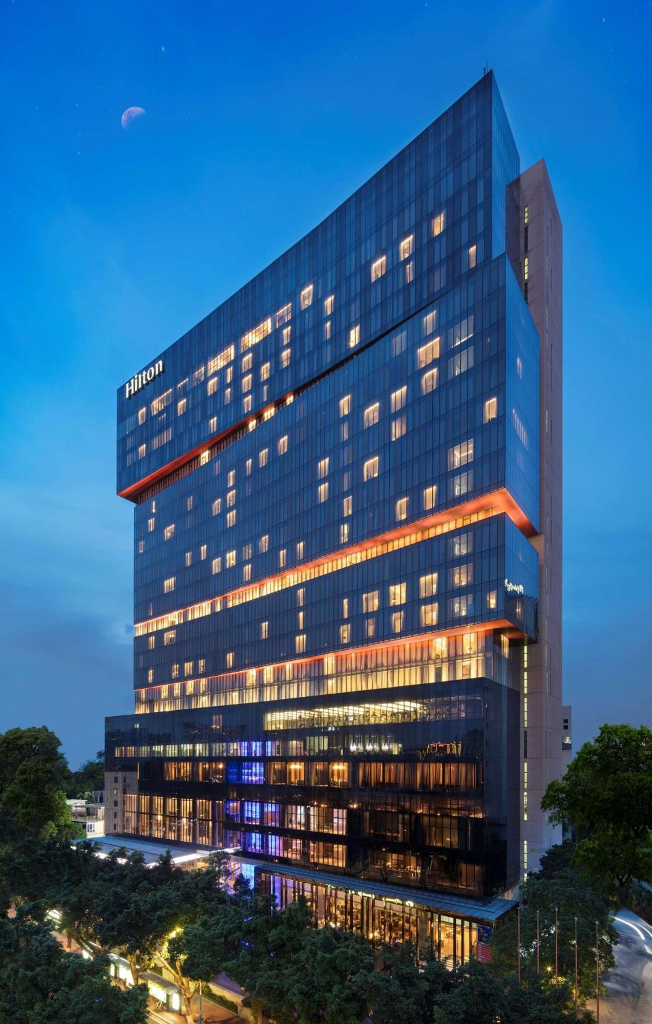 Hilton Guangzhou Tianhe: Canton Fair Shuttle & Registration Hotel Exterior photo